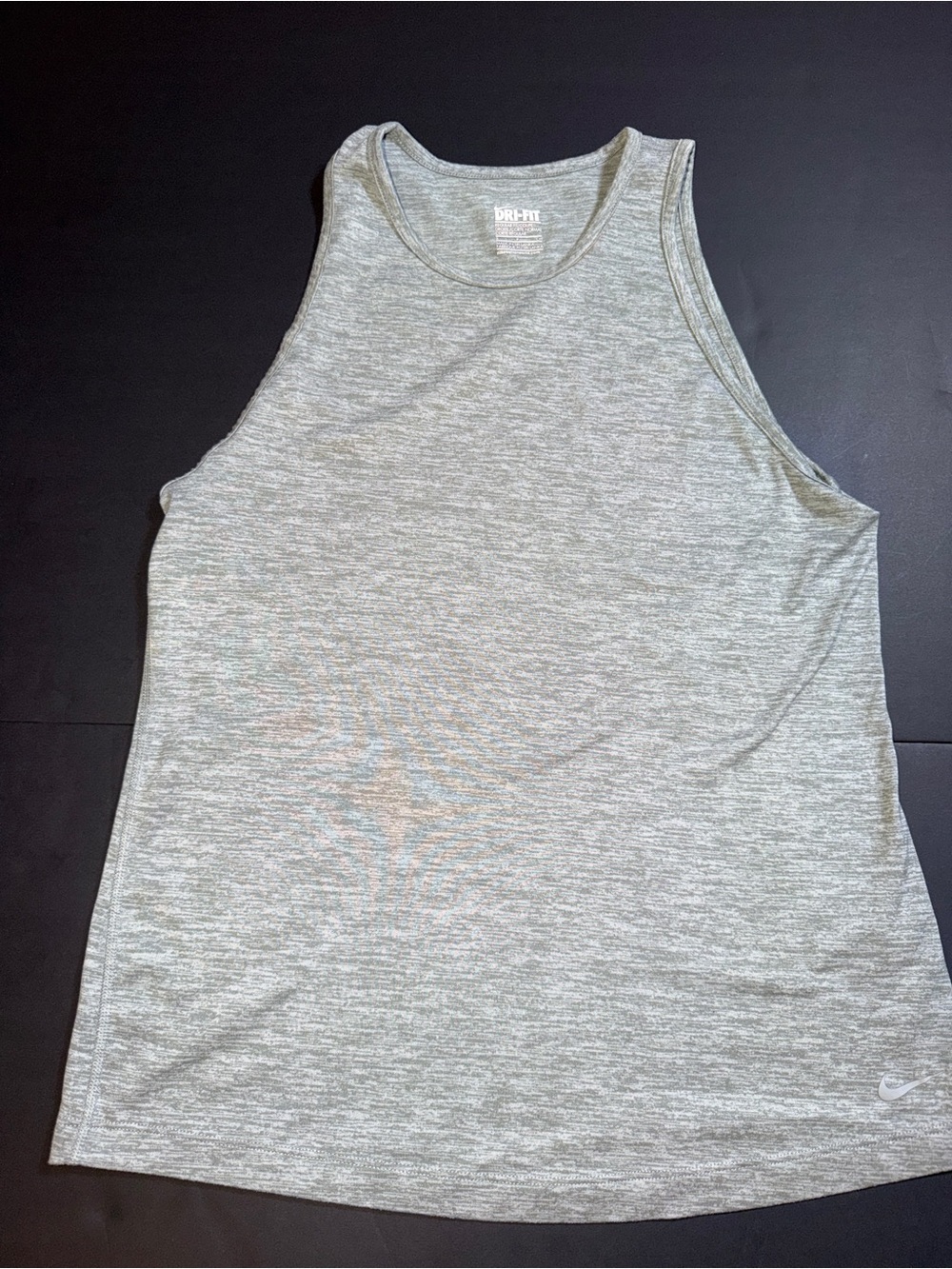 Nike Gray Heather Performance Tank Top